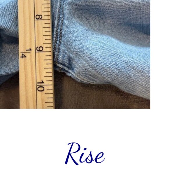 Women’s Nine West Jean Shorts Size 12 Gramercy Bermuda - Picture 6 of 6